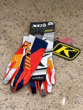 KLIM XC Lite Glove Orange MD
